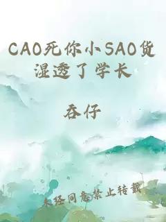 CAO死你小SAO貨濕透了學(xué)長